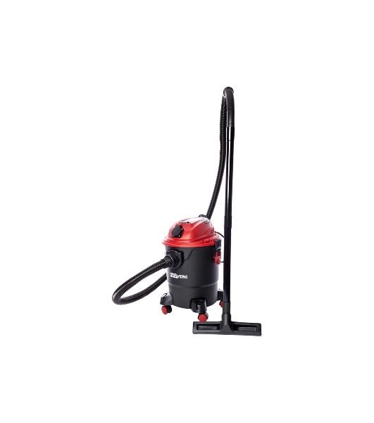 Пылесос строительный RedVerg RD-VC1200S-20P черный, 1200 Вт, уборка сухая/сбор воды, пылесборник бак/мешок, 20 л
