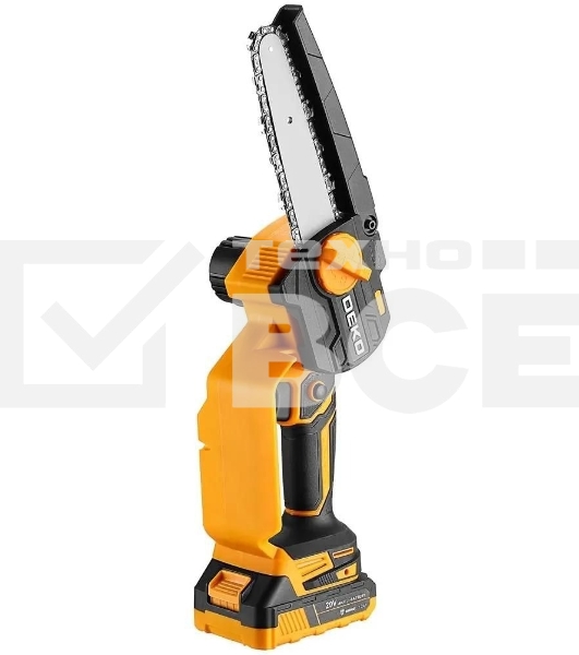 Пила цепная аккумуляторная DEKO DKCHS 20-6 PRO, 4