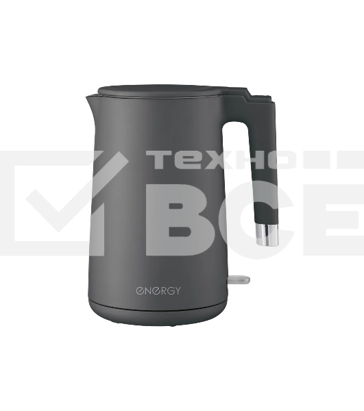 Чайник электрический Energy E-215 (1.7 л), серый (164157)