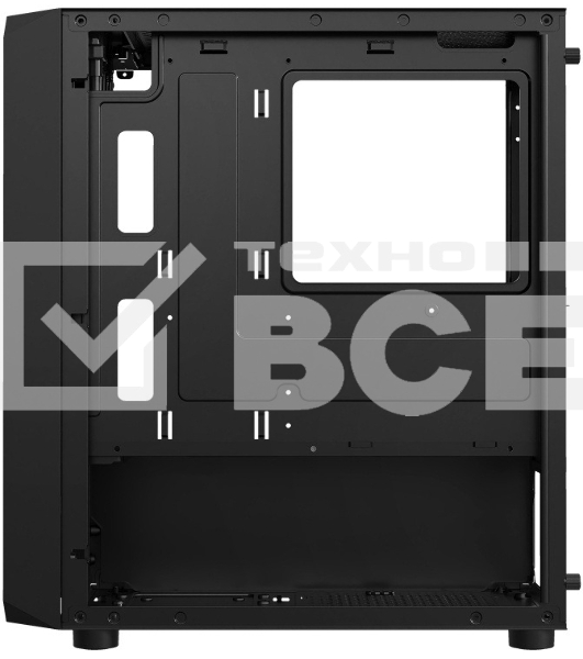 Компьютерный корпус XASTRA A303M 3FRGb Black mATX/Mesh/ tempered glass/2x140мм + 1x120мм FRGb fans/ A303M-2FC14F-1FC12F