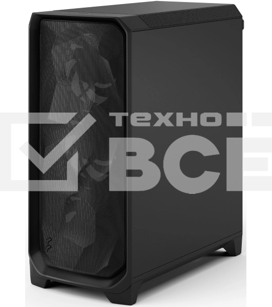Компьютерный корпус без блока питания Case Fractal Design Meshify 3 TG Light Tint, Midi-Tower, 3x140мм, 2xUSB-A 3.2 + 1xUSB 3.2 Type-C E-ATX, ATX, mATX, mITX, черный
