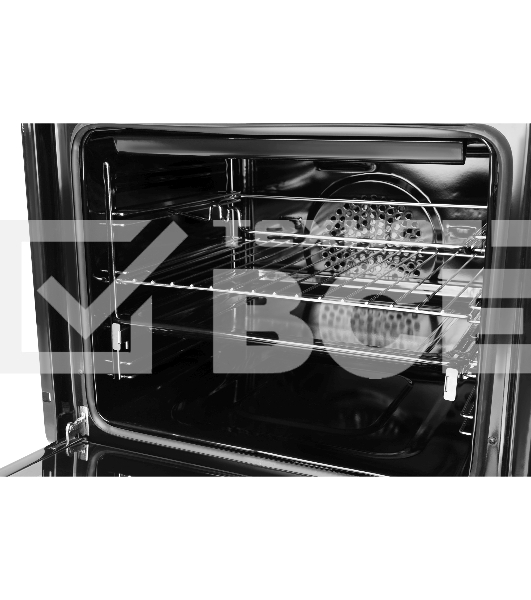 Духовой шкаф Электрический Hyundai HEO 6752 BG черное стекло