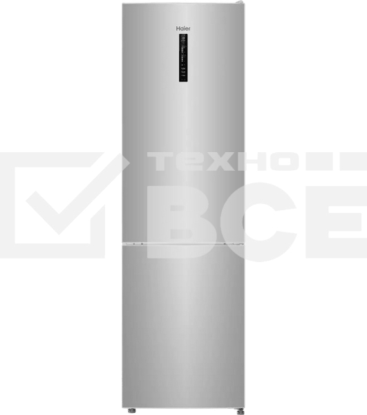 Холодильник Haier CEF538CSG серебристый двухкамерный 263/105л морозилка снизу, No Frost