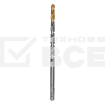 Сверло спиральное по металлу Denzel 7,0 х 156 мм, Р6М5, Golden Tip, удлиненное, фото7