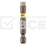 Набор бит Denzel TORX 40х50, сталь S2, шестигранный профиль, 10 шт., фото6