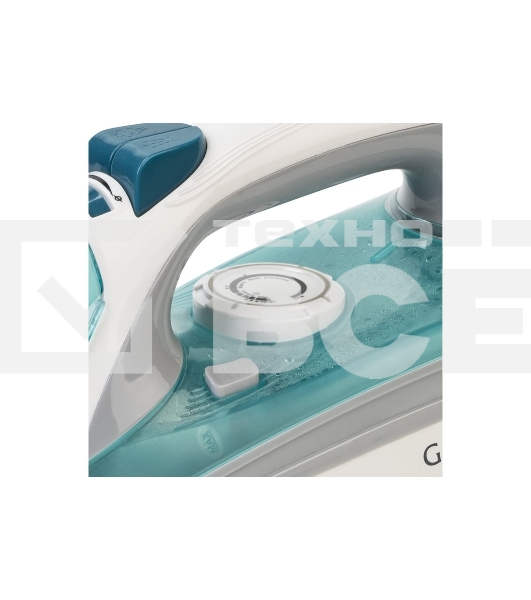 Утюг Galaxy Line GL 6127, бирюзовый, паровой, 2200 Вт, постоянный пар 50 г/мин, паровой удар 170 г/мин, функции: самоочистка, антикапля, антинакипь, функция увлажнения, вертикальное отпаривание, защита от перегрева, индикатор нагрева, керамическое покрыти