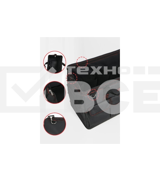 Сумка для инструментов Deli DL430906 Black Edition