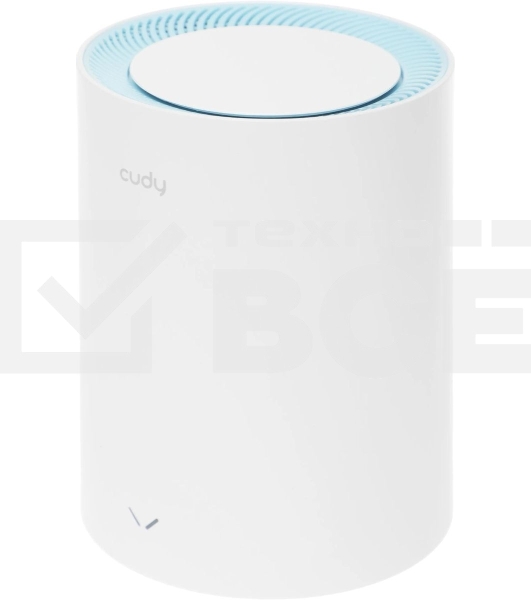 Бесшовный Mesh роутер Cudy M1200(1-Pack) AC1200 10/100BASE-TX белый