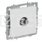 Розетка телевизионная оконечная IEK BRITE РТВ11-0-БрАБ а/б, фото 1