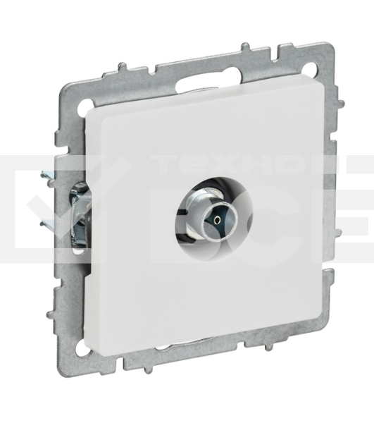 Розетка телевизионная оконечная IEK BRITE РТВ11-0-БрАБ а/б