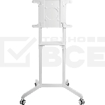 Стойка для телевизора Cactus CS-ST1146WT белый, 37'-70' макс. 70 кг, напольный, мобильный, фото5