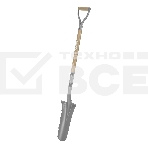 Лопата траншейная профессиональная Palisad LUXE 100х360х1250 мм, с зубьями, ясень, EFP, фото 1