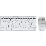 Комплект клавиатура+мышь Qumo Paragon K15/M21 беспроводной, USB, 1600 DPI, белый, фото 1