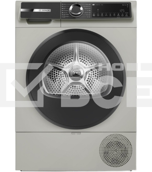 Сушильная машина с тепловым насосом Bosch WQK2521XME Serie 6, макс.загрузка - 10 кг, Класс энергоэфф-ти: A++, LED-дисплей с текстовой информацией. 15 автопрограмм сушки,Easy Clean with A++,габариты: 842x598x613 mm, серебристый