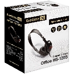 Гарнитура Exegate HS-120S чёрный, проводная, 2 x mini jack 3.5 мм, подвижный микрофон, фото2