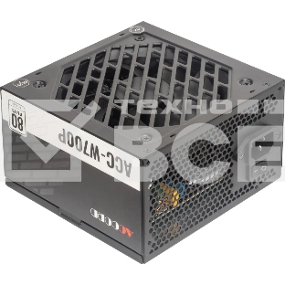 Блок питания Accord  ACC-W700P, 700Вт, 80 PLUS WHITE, 120мм, черный