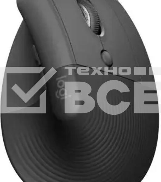 Мышь беспроводная Logitech Lift графитовый, 4000 dpi, радиоканал, Bluetooth, USB, кнопки - 6