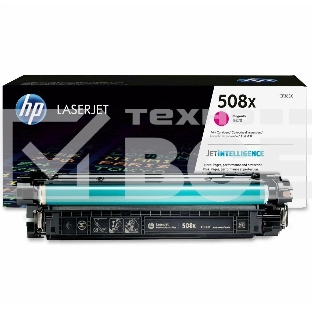 Картридж МПС HP 508X лазерный пурпурный увеличенной емкости (9500 стр)