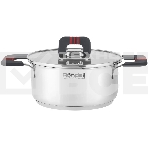 Кастрюля Rondell Stripes RDS-1636, 1.2л, 16см, с крышкой, стальной, фото5