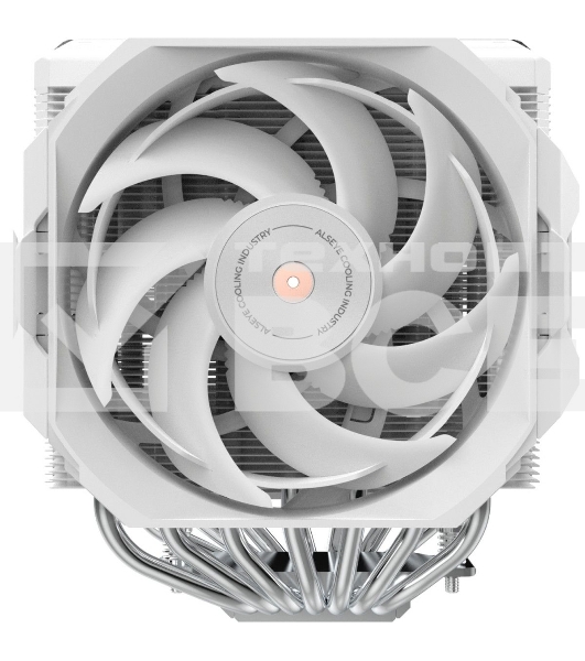 Кулер для процессора Alseye W700-W(USA) белый, 120 мм, алюминий/медь, 2200 об/мин, 35.3 дБ, 4 pin, 230 Вт, 159 мм