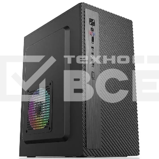 Компьютерный корпус Accord Entry ACC-2053B черный без БП mATX 1x80mm 1x120mm 2xUSB2.0 audio