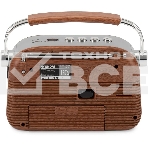 Радиоприемник портативный Hyundai H-PSR200 дерево коричневое/серебристый USB microSD, фото8