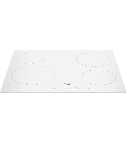 Электрическая варочная поверхность Beko HIC64400W, 4 конфорки, стеклокерамика, 6000 Вт