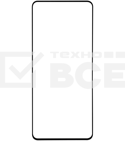 Защитное стекло для экрана Redline черный для Infinix Note 40 2.5D 1шт. (УТ000038580)