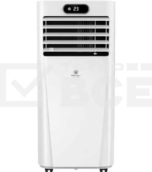 Мобильный кондиционер Royal Clima RM-TS28CH-E 9500 BTU, 28 м², 54 дБ, охлаждение, осушение, белый
