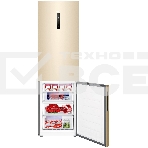 Холодильник Haier C4F640CGGU1 золотистый двухкамерный 285/115л морозилка снизу, No Frost, фото5