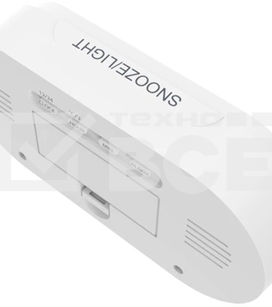 Часы-будильник RITMIX CAT-110 белый