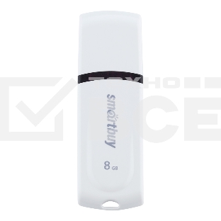 Флешка USB Smartbuy USB 2.0 8Gb Smartbuy Paean белый