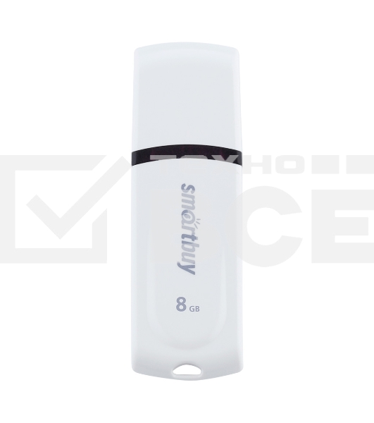 Флешка USB Smartbuy USB 2.0 8Gb Smartbuy Paean белый