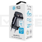 СЗУ Qumo Energy PD 20W (Charger 0071), два порта: Type-C PD + USB-A QC3.0, черный, фото3
