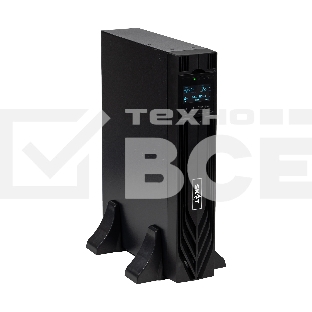 Источник бесперебойного питания Бастион 8762 SKAT-UPS 1000-RACK-ON P3 - 1000 Вт, On-Line, синус, внешн. АКБ 24В, 2хSchuko