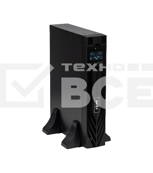 Источник бесперебойного питания Бастион 8762 SKAT-UPS 1000-RACK-ON P3 - 1000 Вт, On-Line, синус, внешн. АКБ 24В, 2хSchuko