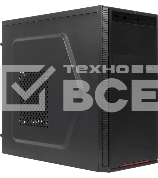 Компьютер Amur Нарвал B7I21 MT i5 12400 (2.5) 16Gb SSD 512Gb UHDG 730 FreeDOS 2.5xGbitEth 500W мышь клавиатура черный (RUS) (2147011)