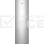 Холодильник Atlant XM-4621-181 серебристый двухкамерный 205/119л морозилка снизу, фото 1