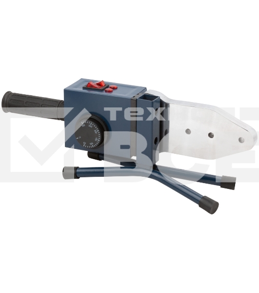 Аппарат сварочный для пластиковых труб MAX-PRO 750/1500 Вт, 50-300?, 6 насадок, 5,8 кг, диаметры труб 20/25/32/40/50/63мм, металлический кейс
