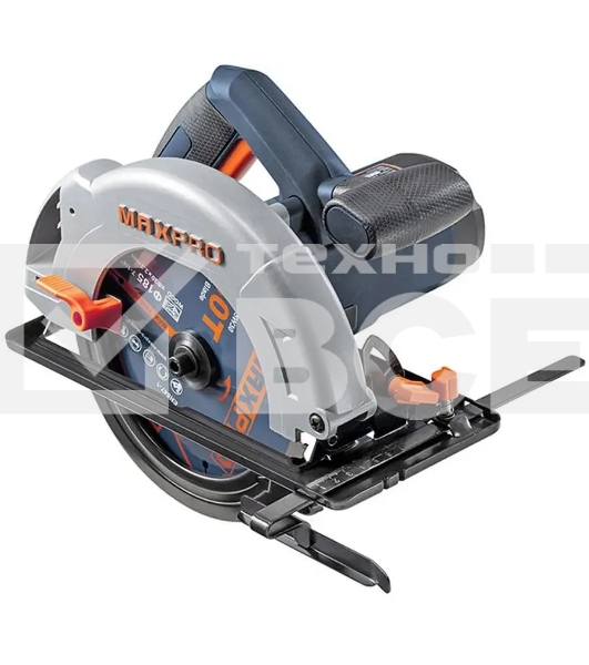 Пила циркулярная MAX-PRO MPCS1400/185L 1400 Вт, 185/20 мм, 4700 об/мин, 4,3 кг, коробка