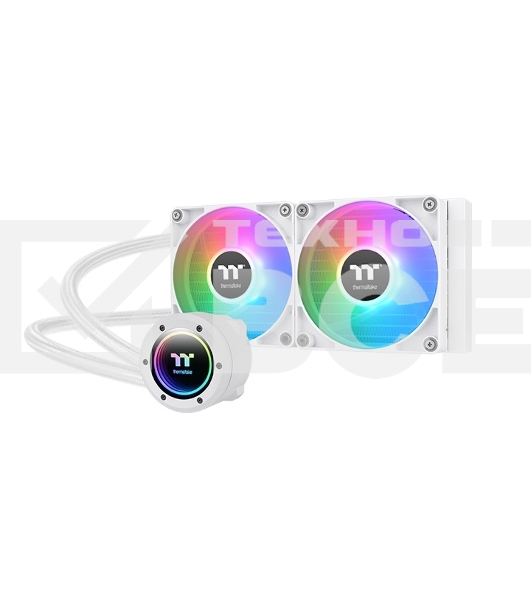 Система водяного охлаждения Thermaltake TH240 V2 Snow ARGB Soc-AM5/AM4/1200/1700/1851 белый 4-pin 25.8dB Al+Cu Ret (CL-W364-PL12SW-A)