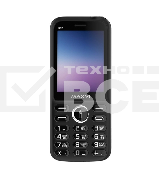 Мобильный телефон Maxvi K32 черный