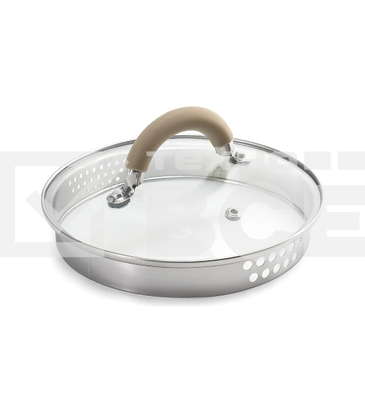 Набор посуды LARA LR02-119 БЕРЛИН 6 пр. 1.7+3.1+5.5 л, 16 см, 20 см, 24 см капсулированное индукционное дно, крышка дуршлаг