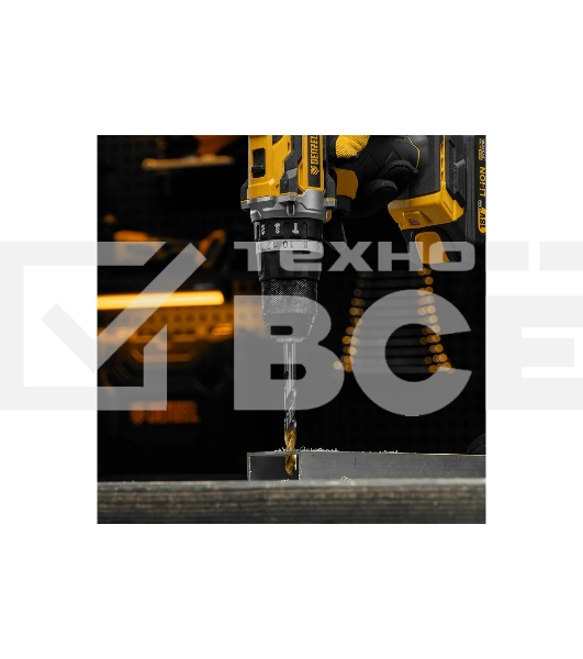 Сверло спиральное по металлу Denzel 9 x 125мм, Р6М5, Golden Tip, многогранная заточка