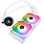 Водяное охлаждение для процессора Thermalright Frozen Notte 240 White ARGB V2 белый (240мм, ARGB/ Fans: 2x120мм, 72.37CFM, 27.7dBA, 2000RPM/ Pump height 54мм, 28dBA, 5300RPM, Rad thickness 27мм/ S: 1200, 1700, 1851, 2011, 2066, 115X, AM2, AM2+, AM3, AM3+, AM4, AM5, FM1, FM2, FM2+), фото7