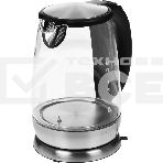 Чайник электрический Kitfort КТ-628 1.7 л, 2200 Вт, серебристый (корпус: стекло), фото 1