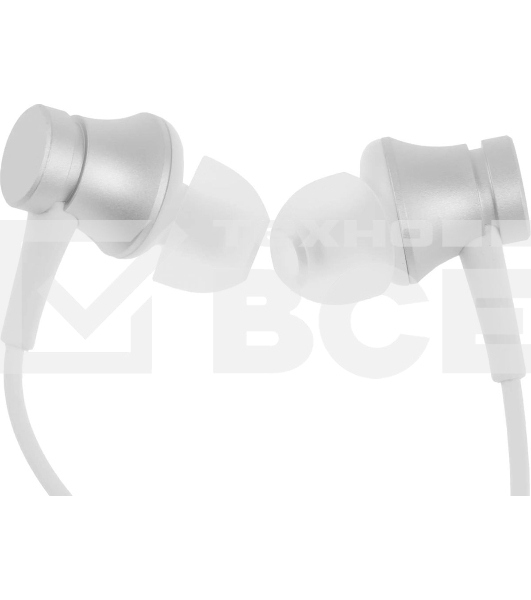 Наушники Xiaomi Mi In-Ear Headfones Basic Silver