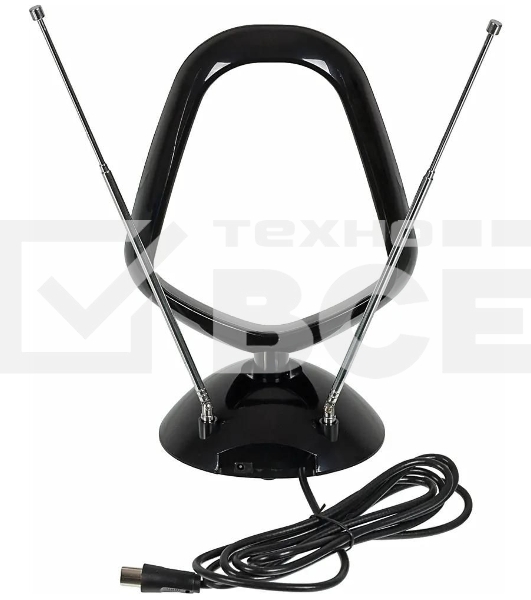 Антенна телевизионная Hyundai H-TAI320 13дБ активная черный