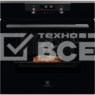 Духовой шкаф Электрический Electrolux KODDP77H черный/серебристый