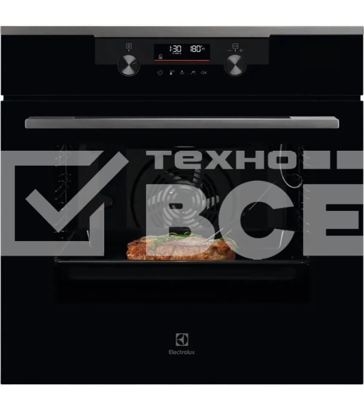 Духовой шкаф Электрический Electrolux KODDP77H черный/серебристый